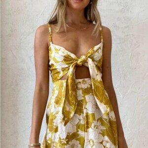 NWT Faithful the Brand Dafnica Top inPotenza Floral Print